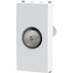 Presa tv passante avp bianco mm 9,5