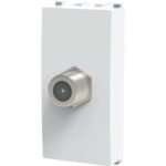 Connettore f tv sat diretto avp bianco