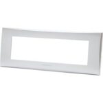 Placca coprifrutti avp argento posti 7 mm 205x80
