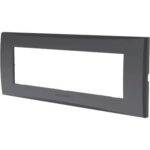 Placca coprifrutti avp grigio scuro posti 7 mm 205x80