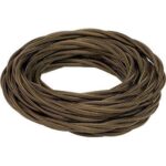 Cavo elettrico multipolare country fme rame/pvc/seta marrone n??xmmq 3x0,75 cf=mt 50