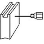 Carboncino bosch z1152 porta  grafite mm 5x10 h.mm 7 cf=pz 2