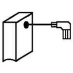 Carboncino makita z0661 porta  grafite mm 5x11 h.mm 15,5 cf=pz 2