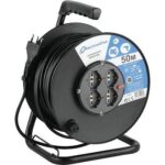 Avvolgicavo bricolage 49028 electraline 2p+t 16a bipasso schuko x4 n??xmmq 3x1,5 mt 50