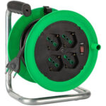 Avvolgicavo zeus fme 2p+t 16a bipasso schuko x4 n??xmmq 3x1,0 mt 15