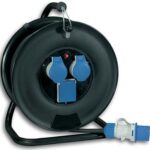 Avvolgicavo industriale blu ip44 fme 2p+t 16a x2 n??xmmq 3x2,5 mt 30