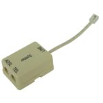 Commutatore telefonico adsl- prese plug 6/2 fme cm 15