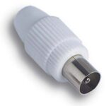 Spina dritta coassiale tv fme mm 9,5 ohm 75