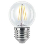 Lampada wire led sfera incanto century calda volt 230 watt 4 lumen 480 e27