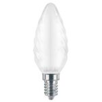 Lampada wire led tortiglione incanto saten century calda volt 230 watt 4 lumen 470 e14