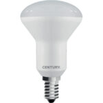Lampada led faretto spot light reflector century naturale volt 230 watt 5 lumen 470 e14 r53