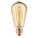 Lampada wire led edison incanto epoca century calda volt 230 watt 8 lumen 630 e27