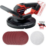 Levigatrice pareti batteria tc-dws225 einhell volt 230 watt 1220 mm 225 + acc