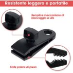 Pinza tendi telo hand cm 8,5x3x3 cf=pz 4