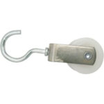 Carrucola nylon + gancio self inox d.mm 40