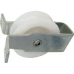 Carrucola nylon staffa fissa self zincata d.mm 25