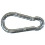 Moschettone sicurezza zincato mm  4 l.mm 40