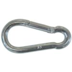 Moschettone sicurezza inox mm  4 l.mm 40