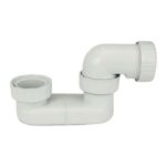 Sifone pp ribassato vasca bianco 1"1/2