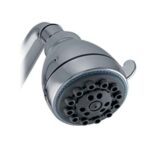 Soffione doccia + snodo 3 getti abs cromato 1/2f mm 70