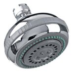 Soffione doccia + snodo 5 getti abs cromato 1/2f mm 90