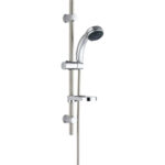 Saliscendi doccetta 5 getti ibisco effe abs cromato tubo mm 25 + flex cm 150 + d.mm 82