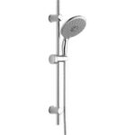 Saliscendi doccetta 5 getti azalea effe abs cromato tubo mm 19 + flex cm 150 + d.mm 150