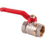 Valvola sfera ff leva stars ottone nichelato 3/4"f