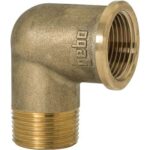 Gomito mf ottone 92 gebo 1"mf