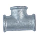 Tee ghisa zincata 130 gebo 2"f