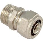 Manicotto multistrato filetto maschio bampi ottone mm 20x1/2m