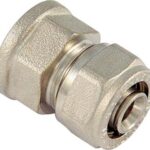 Manicotto multistrato filetto femmina bampi ottone mm 20x1/2f