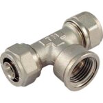 Tee multistrato filetto femmina bampi ottone mm 16x1/2