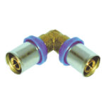 Gomito multistrato pressare bampi ottone mm 16