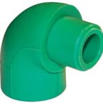 Gomito ppr a saldare mf 90?? verde mm 20