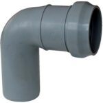 Curva scarico idrico ad innesto pp grigio mm 40 67??