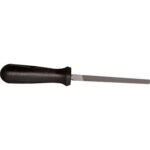 Lima triangolare taglio bastardo bassoli m.sintetico  6"