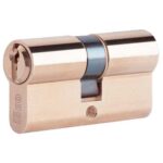 Cilindro sagomato 8209 iseo ottone chiavi 3 camma din mm 90 40+50
