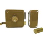 Serratura legno applicare p20 facchinetti c.fisso m2+tirante e.mm 40 dx
