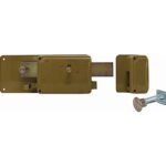 Serratura ferroglietto p65 staccato facchinetti c.tondo staccato m6+scr+pomolo e.mm 60