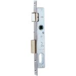 Serratura montante infilare 7501 iseo b.q cromo f.mm 16 f.ovale m1+scr+q8 e.mm 15