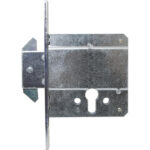 Serratura cancello infilare 778 iseo b.q zinc f.mm 25 c.sagom m3 e.mm 61