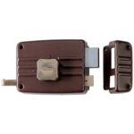 Serratura legno applicare 400 iseo c.staccato m2+tirante+pomolo e.mm 50 dx