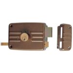Serratura legno applicare 430 iseo c.tondo fisso m3+tirante e.mm 60 sx