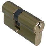 Cilindro sagomato 08011 logo ottone chiavi 3 mm 80 40+40