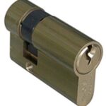 Mezzo cilindro sagomato 08031 logo ottone chiavi 3 mm 40 30+10