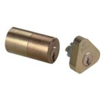 Coppia cilindri esterni 02139 cisa ottone chiavi 3 x 11721/11921