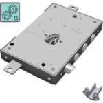 Serratura metallo applicare 2651 securemme f.sagom m3 tripl+scr ip.mm 37 e.mm 63 dx/sx