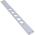 Frontale serratura fr2500/28 securemme inox i.mm 28 x 2401 2651