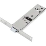 Serratura metallo infilare 87502 yale b.q inox f.mm 22 f.ovale m2+scr h.mm 44 e.mm 80